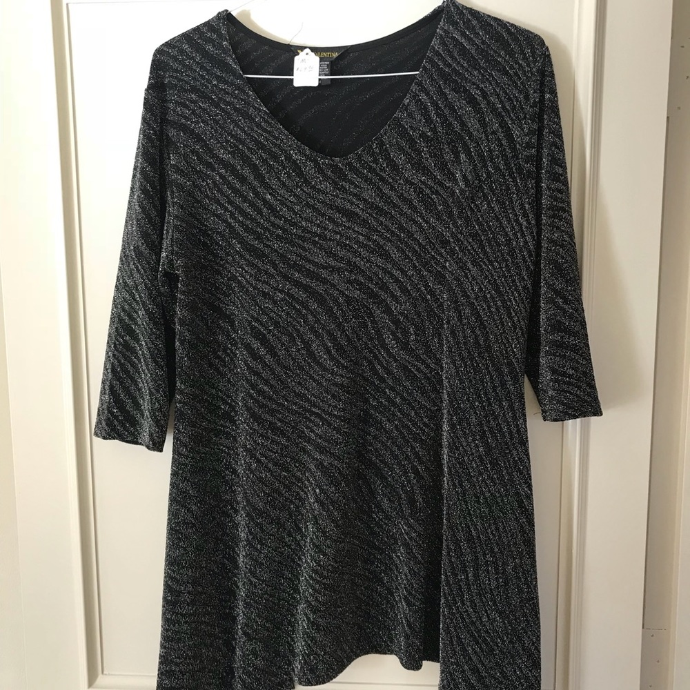 Valentina shimmery holiday dress